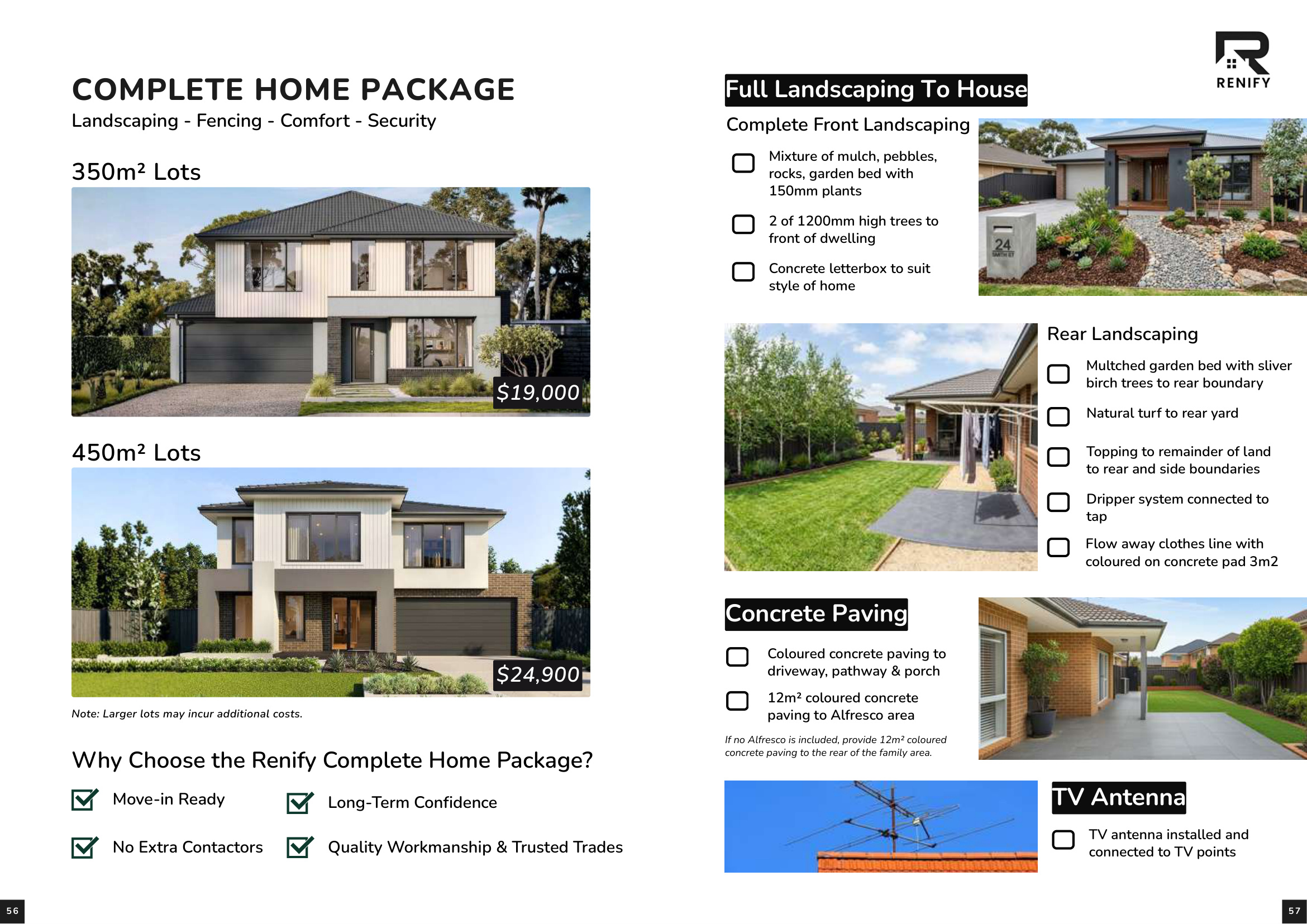 Complete Home Package - Landscaping, Fencing, Driveways